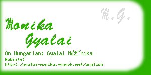 monika gyalai business card